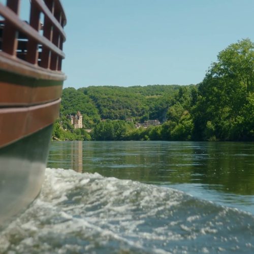 Gabares Norbert vue bateau la malartrie